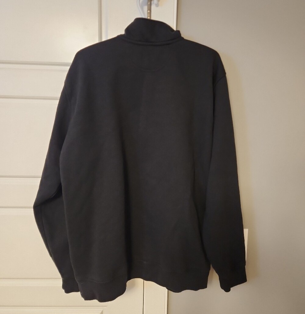 Carhartt Ford Collab Black Half-Zip Pullover Sweatshirt - Picture 7 of 8